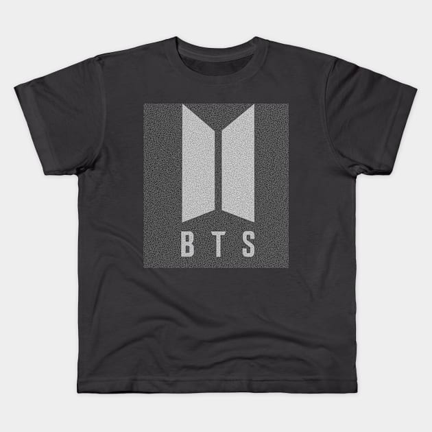 Bts logo Kids T-Shirt by Danwpap2